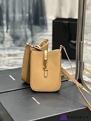 Fortok Saint Laurent Le 5A7 Mini Bag Brown 735214 18×13.5×3.5cm - 1