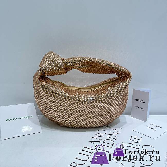 Fortok Bottega Veneta Jodie Bag With Diamonds 28x23x8cm - 1