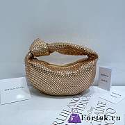 Fortok Bottega Veneta Jodie Bag With Diamonds 28x23x8cm - 1