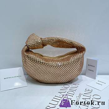 Fortok Bottega Veneta Jodie Bag With Diamonds 28x23x8cm