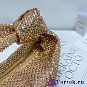 Fortok Bottega Veneta Jodie Bag With Diamonds 28x23x8cm - 6