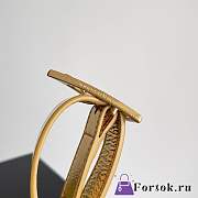 Fortok Bottega Veneta Mini Cassette Bag Gold 20x12.5x7cm - 6