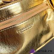 Fortok Bottega Veneta Mini Cassette Bag Gold 20x12.5x7cm - 2