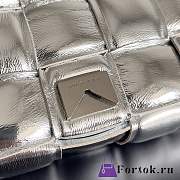 Fortok Bottega Veneta Mini Cassette Bag Sliver 20x12.5x7cm - 5