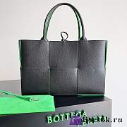 Fortok Bottega Veneta Slip Tote Bag Black 38x25x14cm - 1