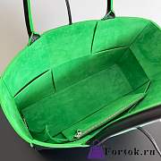 Fortok Bottega Veneta Slip Tote Bag Black 38x25x14cm - 5