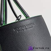 Fortok Bottega Veneta Slip Tote Bag Black 38x25x14cm - 3