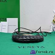 Fortok Bottega Veneta Mini Sardine Bag Black 20x12x2.5cm - 4