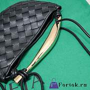 Fortok Bottega Veneta Mini Sardine Bag Black 20x12x2.5cm - 6