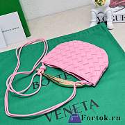 Fortok Bottega Veneta Mini Sardine Bag Pink 20x12x2.5cm - 5