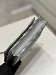 Fortok Chanel Hollow Rainbow Handle Woc Bag Grey - 6