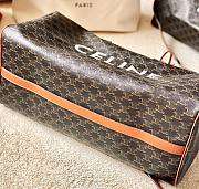 Fortok Celine Large Voyage Bag In Triomphe Canvas Tan - 5