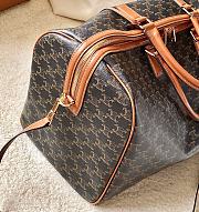 Fortok Celine Large Voyage Bag In Triomphe Canvas Tan - 2