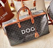 Fortok Celine Large Voyage Bag In Triomphe Canvas Tan 191472 Dog - 1