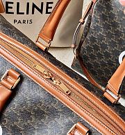 Fortok Celine Large Voyage Bag In Triomphe Canvas Tan 191472 Dog - 5