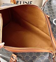 Fortok Celine Large Voyage Bag In Triomphe Canvas Tan 191472 Dog - 3