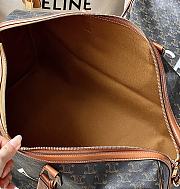 Fortok Celine Large Voyage Bag In Triomphe Canvas Tan 191472 Cat - 6