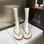 Fortok Dior Spirit Thong Sandals White - 1