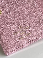 Fortok Louis Vuitton Wallet Pink 12x9x3.5cm - 4