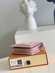 Fortok Louis Vuitton Wallet Pink 12x9x3.5cm - 6