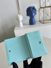 Fortok Louis Vuitton Wallet Blue 12x9x3.5cm - 3