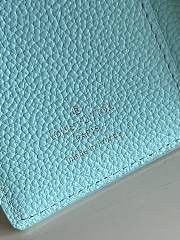 Fortok Louis Vuitton Wallet Blue 12x9x3.5cm - 4