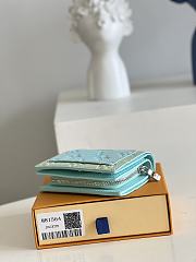Fortok Louis Vuitton Wallet Blue 12x9x3.5cm - 5