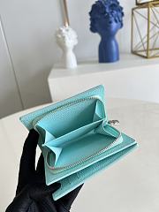 Fortok Louis Vuitton Wallet Blue 12x9x3.5cm - 6