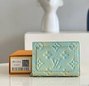 Fortok Louis Vuitton Wallet Blue 12x9x3.5cm - 1