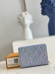 Fortok Louis Vuitton Wallet Purple 12x9x3.5cm - 4