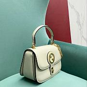 Fortok Gucci Blondie Shoulder Bag White 735101 23x15x11cm - 6