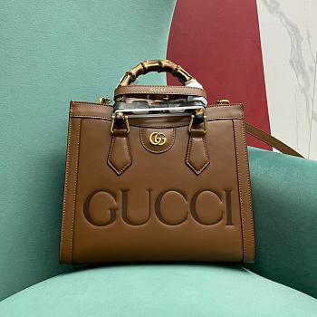 Fortok Gucci Diana Brown Bag 27×24×11cm