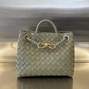 Fortok Bottega Veneta Andiamo Bag Khaki 25x22x10.5cm - 1