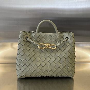 Fortok Bottega Veneta Andiamo Bag Khaki 25x22x10.5cm