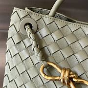 Fortok Bottega Veneta Andiamo Bag Khaki 25x22x10.5cm - 2