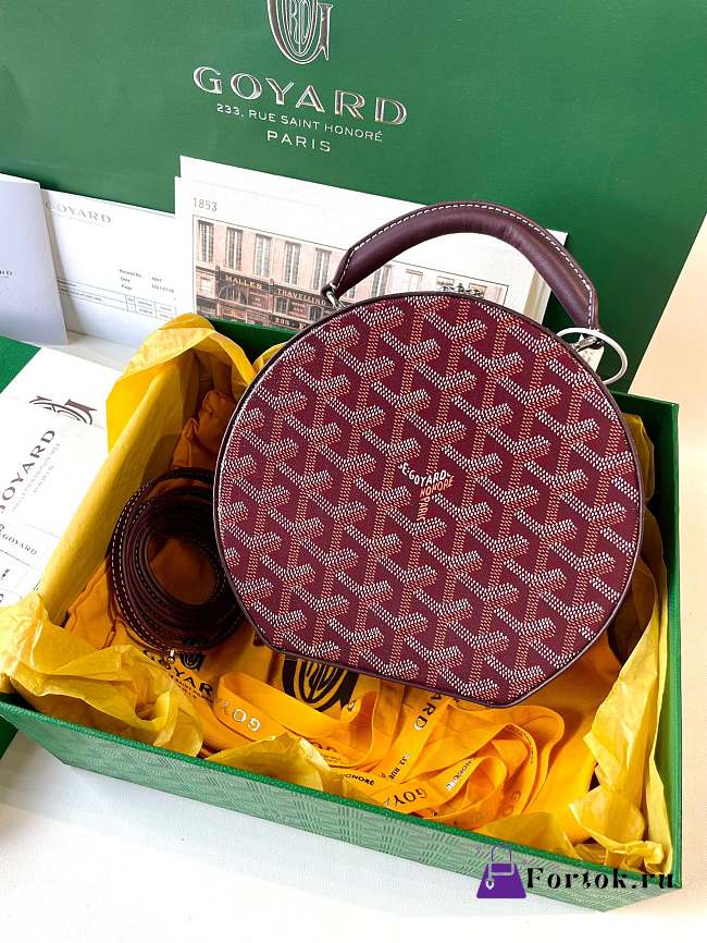 Fortok Goyard Alto Bag Red 18.5x17x7.5cm - 1