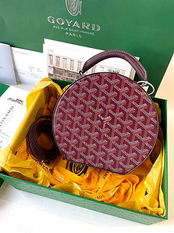 Fortok Goyard Alto Bag Red 18.5x17x7.5cm