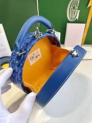 Fortok Goyard Alto Bag Blue 18.5x17x7.5cm - 6