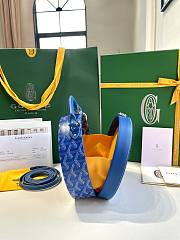 Fortok Goyard Alto Bag Blue 18.5x17x7.5cm - 2