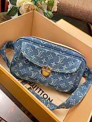 Fortok Louis Vuitton Denim Belt Bag M95347 24x15x6.5cm - 4