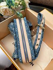 Fortok Louis Vuitton Denim Belt Bag M95347 24x15x6.5cm - 5