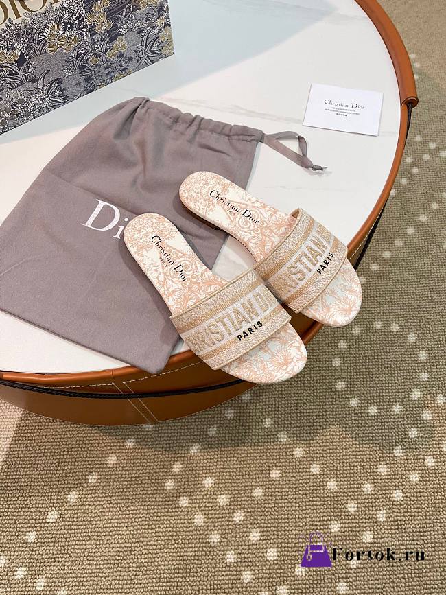 Fortok Dior Dway Heeled Slides  - 1