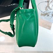 Fortok Prada Small Soft Padded Tote Bag Green 1BA359 - 5