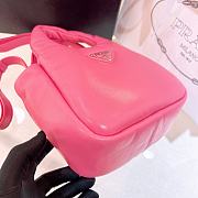 Fortok Prada Small Soft Padded Tote Bag Pink 1BA359 - 5