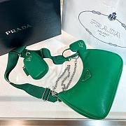 Fortok Prada Padded Nappa-leather Prada Re-Edition 2005 Shoulder Bag Green - 3