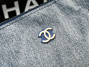 Fortok Chanel 23S Denim Handbag 35x37x7cm - 5