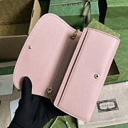 Fortok Gucci Blondie Wallet on Chain Pink 21x10.5cm - 3