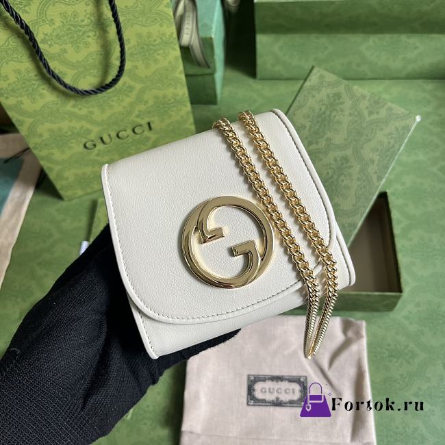 Fortok Gucci Blondie Mini Bag White 12.5x11x2.5cm - 1