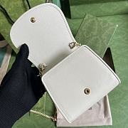 Fortok Gucci Blondie Mini Bag White 12.5x11x2.5cm - 5