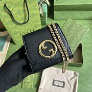 Fortok Gucci Blondie Mini Bag Black 12.5x11x2.5cm - 1